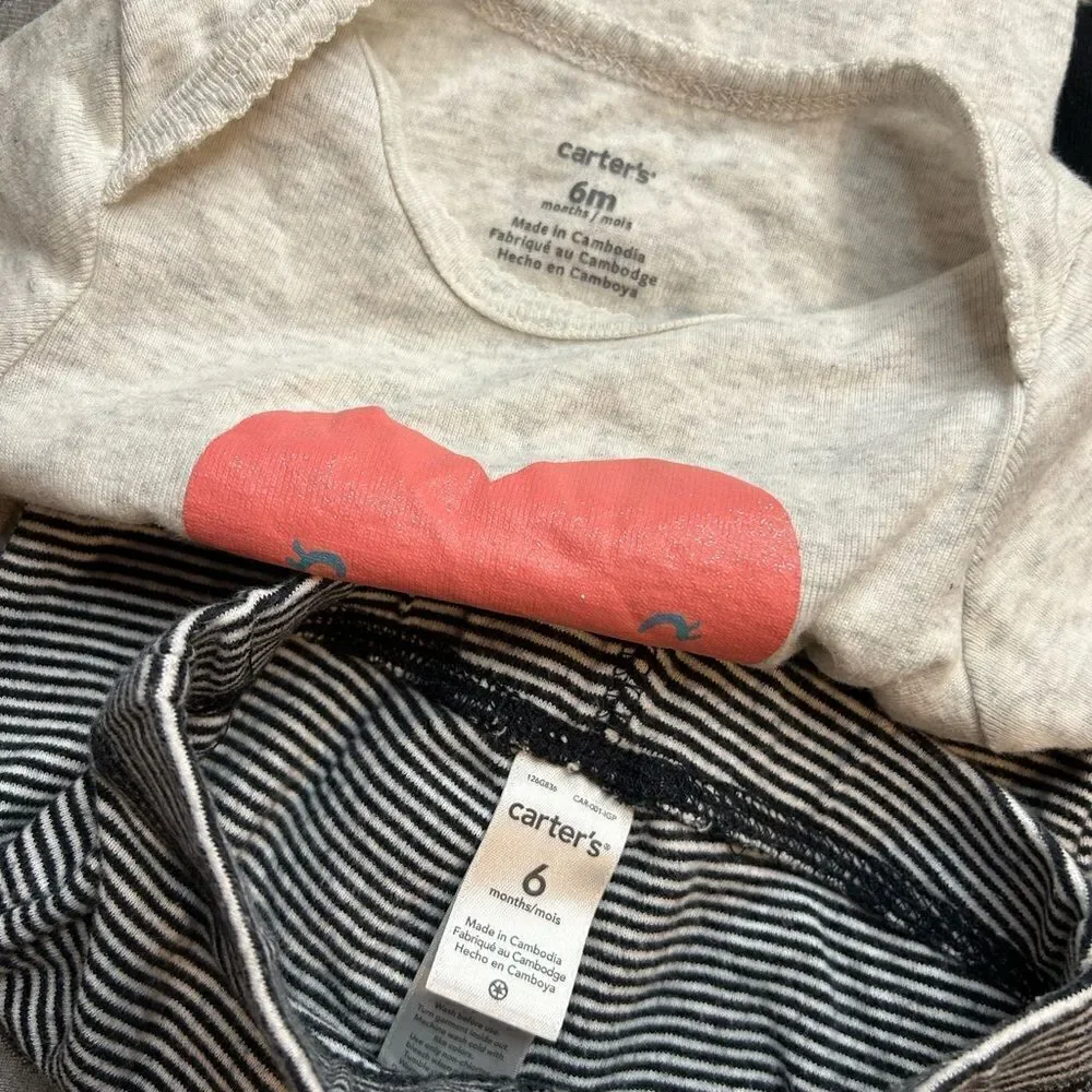 5 for $25🔥6 Months Baby Girl‎ Carter's Heart Matching Set